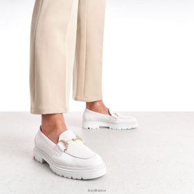 LLOYD mule à enfiler en cuir lisse T8LXD1011 - LLOYD Chaussures blanc femmes chaussures