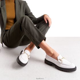 LLOYD mule à enfiler en cuir lisse T8LXD1034 - LLOYD France blanc femmes chaussures