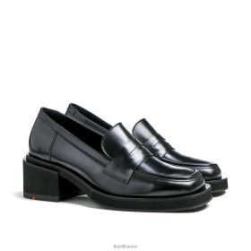 LLOYD pantoufle en cuir à enfiler T8LXD1113 - LLOYD Chaussures noir femmes chaussures